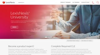 LexisNexis University | On-Line Training - Web Based Training