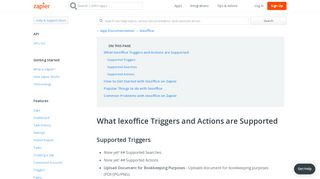 lexoffice - Integration Help & Support | Zapier