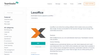 Lexoffice by GetMyInvoices — Teamleader Marketplace