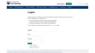 Login — Queensland Law Society