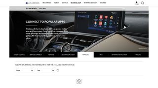 Enform App Suite | Lexus Drivers