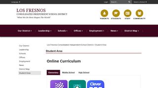 Student Area - Los Fresnos Consolidated Independent School District