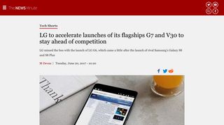 LG to accelerate launches of its flagships G7 and V30 to stay ahead of ...