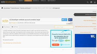 LG Developer website account creation loop! - XDA Forums - XDA ...