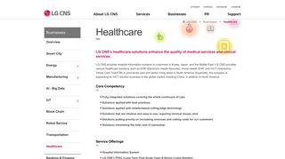 Healthcare | Businesses | LG CNS
