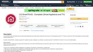 LG SmartThinQ - Complete (TV): Amazon.co.uk: Alexa Skills