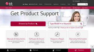 LG Get Product Support | LG U.S.A
