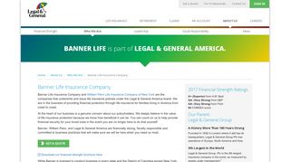 Banner Life Insurance Company | Legal & General America