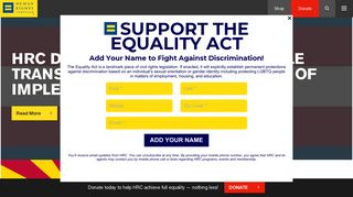 Human Rights Campaign: Advocating for LGBTQ Equality