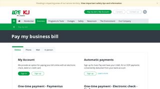 Pay my business bill | LG&E and KU - LGE-KU.com