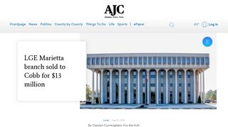 LGE Marietta branch sold to Cobb for $13 million - AJC.com