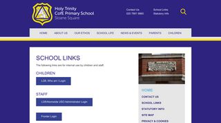 School Links: Holy Trinity Sloane Square CofE Primary School