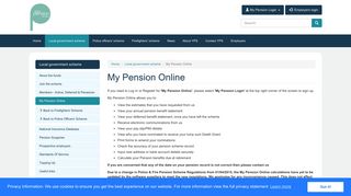 My Pension Online - Your Pension Service