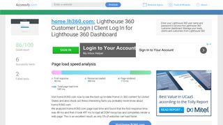 Access home.lh360.com. Lighthouse 360 Customer Login | Client Log ...
