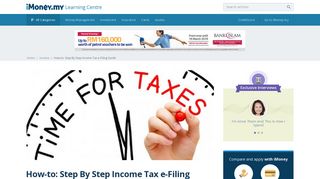 How-to: Step By Step Income Tax e-Filing Guide | iMoney