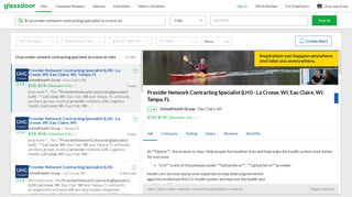 Lhi provider network contracting specialist la crosse wi Jobs | Glassdoor