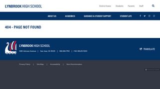 Lynbrook High School: School Loop Help