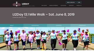LI2Day 13.1 Mile Walk - Sat. June 8, 2019 - LI2Day Walk