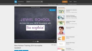 New Advisor Training 2014 lia sophia Updated - SlideShare