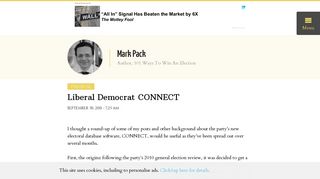 Liberal Democrat CONNECT - Mark Pack