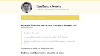 Liberal Democrat Newswire