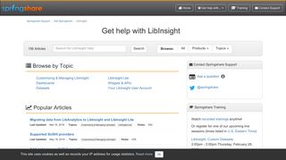 Get help with LibInsight - Ask Springshare