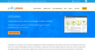 LibGuides - Content Management and Curation Platform for Libraries