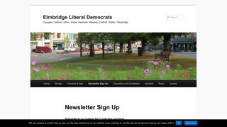 Newsletter Sign Up - Elmbridge Liberal DemocratsElmbridge Liberal ...