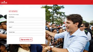 Get Updates - Liberal Party of Canada