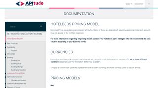 Hotelbeds Pricing Model | HotelBeds Developer Portal