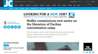 Netflix commissions new series on the liberators of Dachau ...