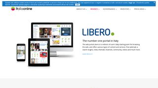 Libero.it, the number one portal in Italy. An Italiaonline's brand.