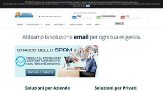 Email.it - Posta elettronica professionale - registra la tua email gratuita