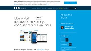 Libero Mail deploys Open-Xchange App Suite to 9 million users ...