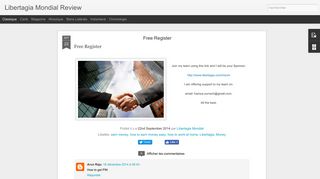 Free Register | Libertagia Mondial Review