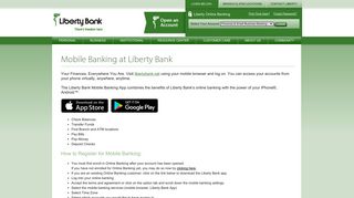Mobile Banking - Liberty Bank