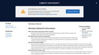 IT Services - Wireless Network - Liberty University