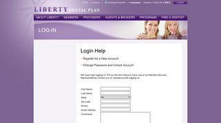 Login Help - Liberty Dental Plan