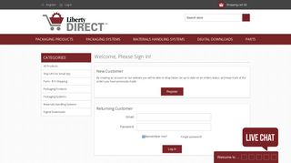 Liberty Direct. Login