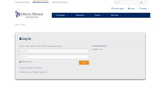 Log In | Liberty Mutual