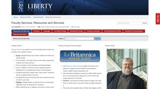 LU Online Faculty - Faculty Services - Research Guides at Liberty ...