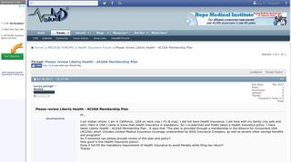 Please review Liberty Health - ACUSA Membership Plan | Health ...