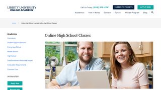 Online High School Courses, Online High School ... - Liberty University
