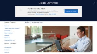 Receiving a Refund | Student Financial Services | Liberty University