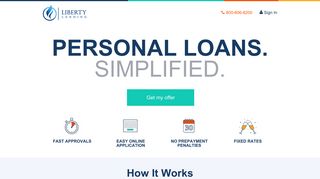 Liberty Lending: HomePage