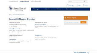 Account Self Service Overview | Liberty Mutual