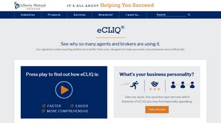 eCLIQ - Helping You Succeed - Liberty Mutual Insurance