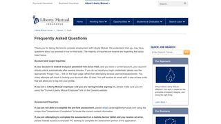 Frequently Asked Questions about Careers at Liberty Mutual