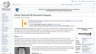 Liberty National Life Insurance Company - Wikipedia