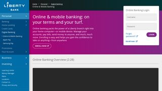 Online & Mobile Banking - Liberty Bank